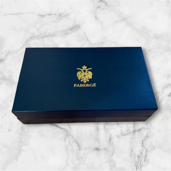 FABERGE IMPERIAL COLLECTION CRYSTAL CANDLE HOLDERS NEW 100% AUTHENTIC RARE - Picture 5 of 5